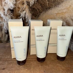 x3 AHAVA Time to Clear Purifying Mud Mask x3 bottles NEW IN BOX!
